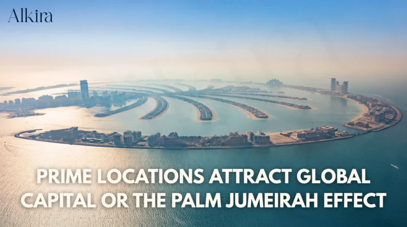 Prime Location attract global capital or Palm Jumeirah Effect